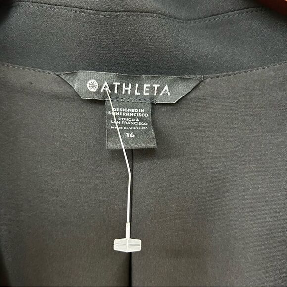 Athleta Black Blazer with White Trim - Picture 3 of 6